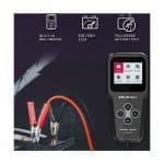 Qoltec digitálny tester batérií 3v1 s LCD| 6V | 12V | 24V | 30Ah - 200Ah České menu - 3
