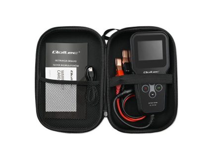 Qoltec digitálny tester batérií 3v1 s LCD| 6V | 12V | 24V | 30Ah - 200Ah České menu - obal