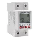 Relé 63A na DIN lištu s elektromerom Qoltec | Časovač | Tuya | Wi-Fi | LED dióda - 4
