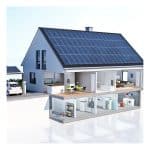 Relé 63A na DIN lištu s elektromerom Qoltec | Časovač | Tuya | Wi-Fi | LED dióda - dom