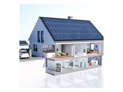 Relé 63A na DIN lištu s elektromerom Qoltec | Časovač | Tuya | Wi-Fi | LED dióda - dom