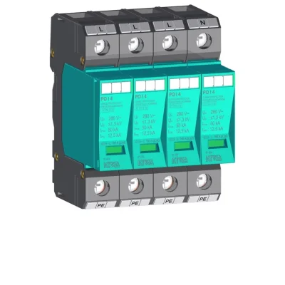 Zvodič prepätia AC T1+T2 Kiwa 81.004 4P 280V/12,5kA