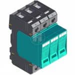 Zvodič prepätia T1+T2 Kiwa 81.058 3P 600VDC