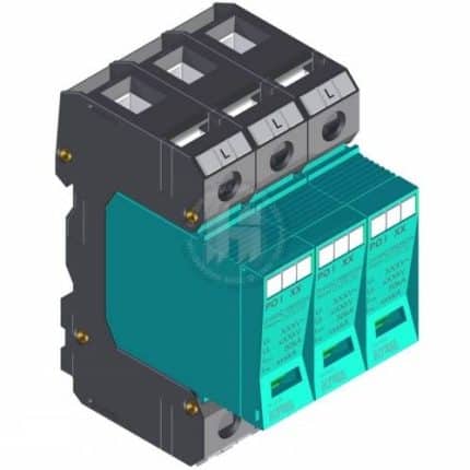 Zvodič prepätia T1+T2 Kiwa 81.058 3P 600VDC