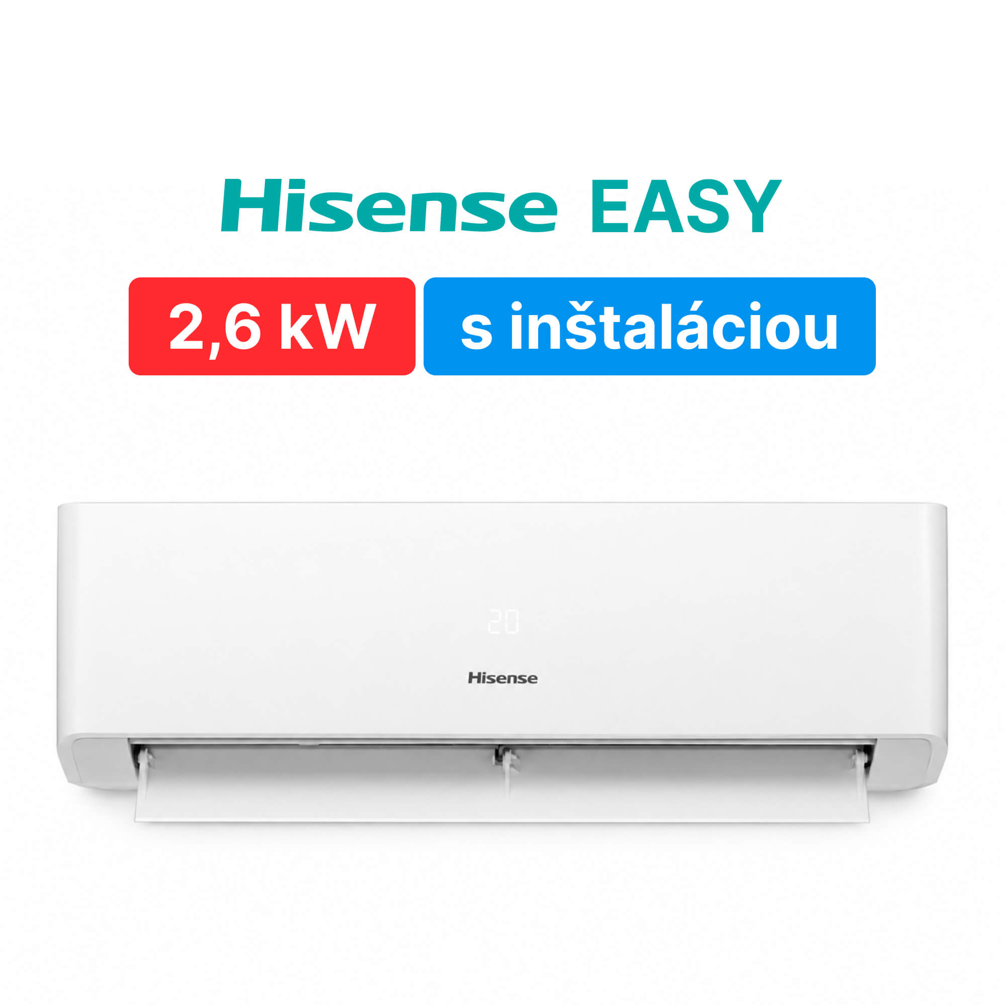 Frame 334 (1) Klimatizácia Hisense EASY 2,6kW s montážou – Obrázok 1