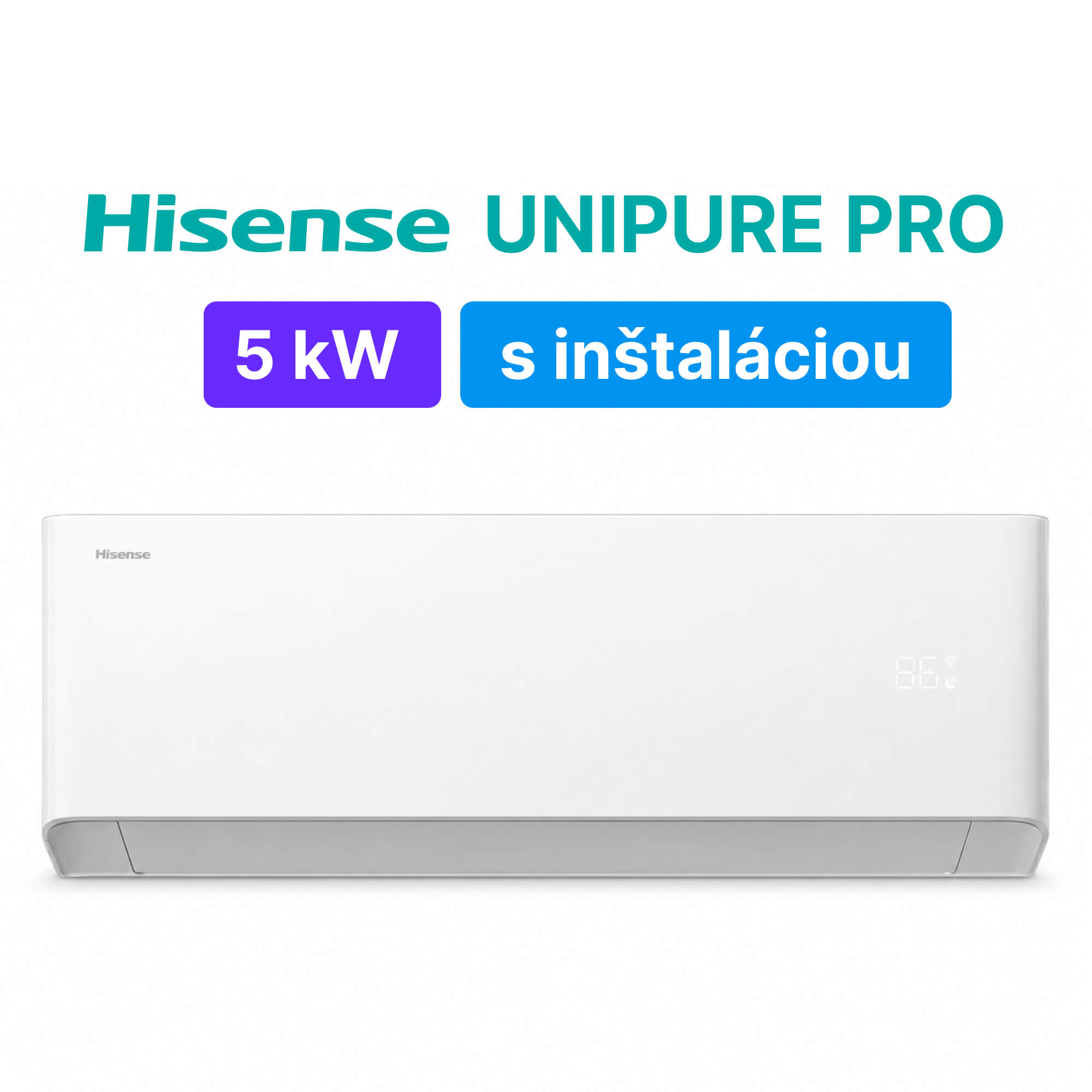 Frame 337 Klimatizácia Hisense UNIPURE PRO 5kW s montážou – Obrázok 1