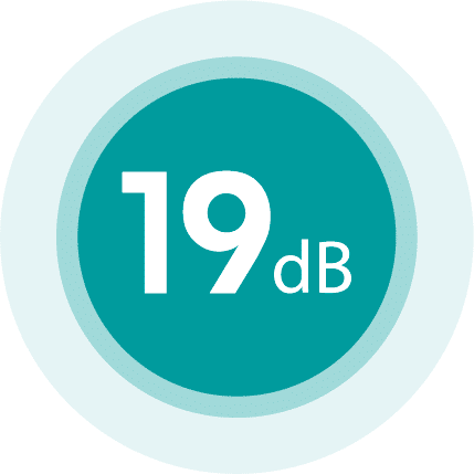 tichá klimatizácia 19db