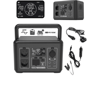 Prenosná elektráreň Travel Powerbox 1200 | 512 Wh | 600 W