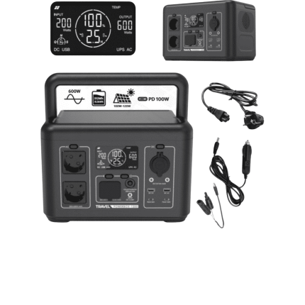 Prenosná elektráreň Travel Powerbox 1200 | 512 Wh | 600 W