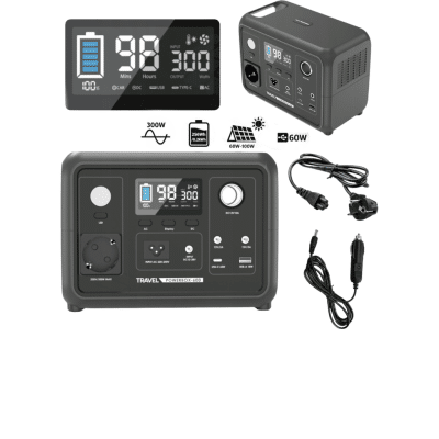 Prenosná elektráreň Travel Powerbox 600 | 256 Wh |300 W| LiFePO4 | MPPT