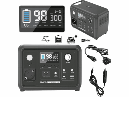 Prenosná elektráreň Travel Powerbox 600 | 256 Wh |300 W| LiFePO4 | MPPT