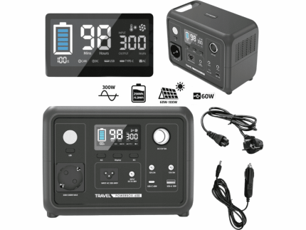 Prenosná elektráreň Travel Powerbox 600 | 256 Wh |300 W| LiFePO4 | MPPT