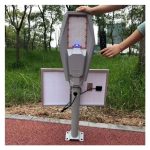 Solárna lampa WARRIOR LED - zadný pohľad