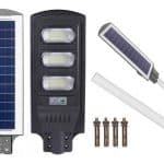 Solárne svietidlo JOCKER 120W, 12W panel - predný pohľad