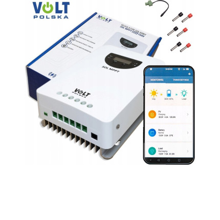 Solárny regulátor SOL MPPT 60A (150V) 12/24/36/48V + LCD + BLUETOOTH - 2