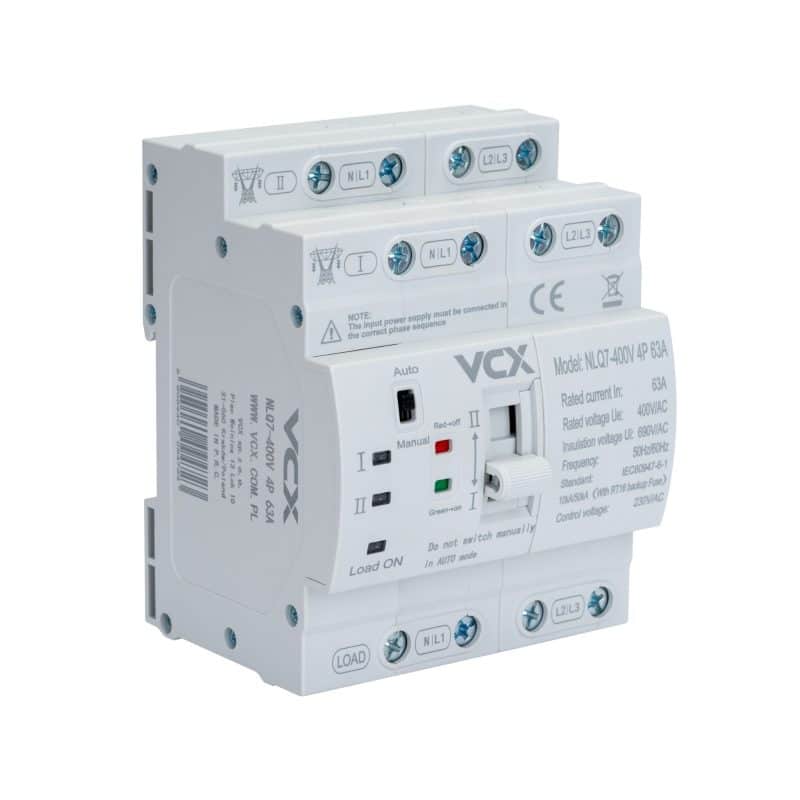 Automatický prepínač zdroja ATS NLQ7 400 V 4P 63 A