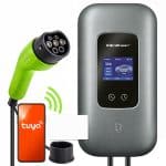 Nabíjacia stanica pre elektromobily Qoltec 22 kW Type 2 s WiFi a RFID | 32A | LCD | Wallbox