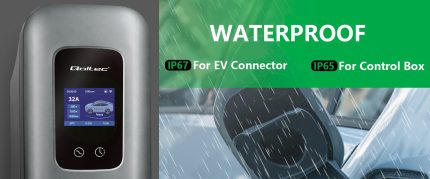 Nabíjacia stanica pre elektromobily Qoltec 22 kW Type 2 s WiFi a RFID | 32A | LCD | Wallbox - detail 4