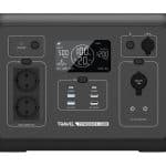 Prenosná elektráreň Volt Polska TRAVEL POWERBOX 2400 1200 W / 1008 Wh - predný pohľad