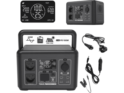 Prenosná elektráreň Volt Polska TRAVEL POWERBOX 2400 1200 W / 1008 Wh - schéma