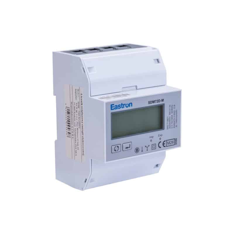 Trojfázový elektromer Eastron SDM72-DM MID Modbus 100 A