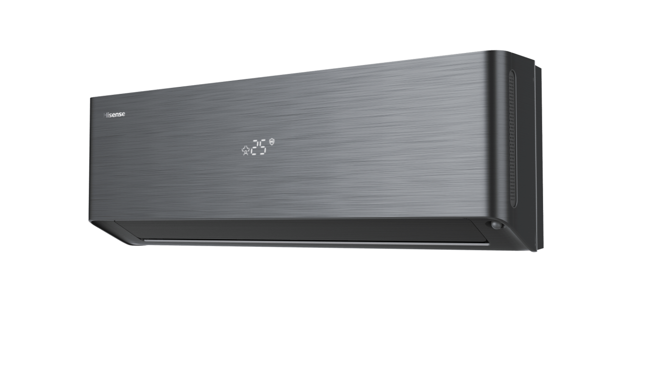 Hisense klimatizácia energy pro x čierna z boku