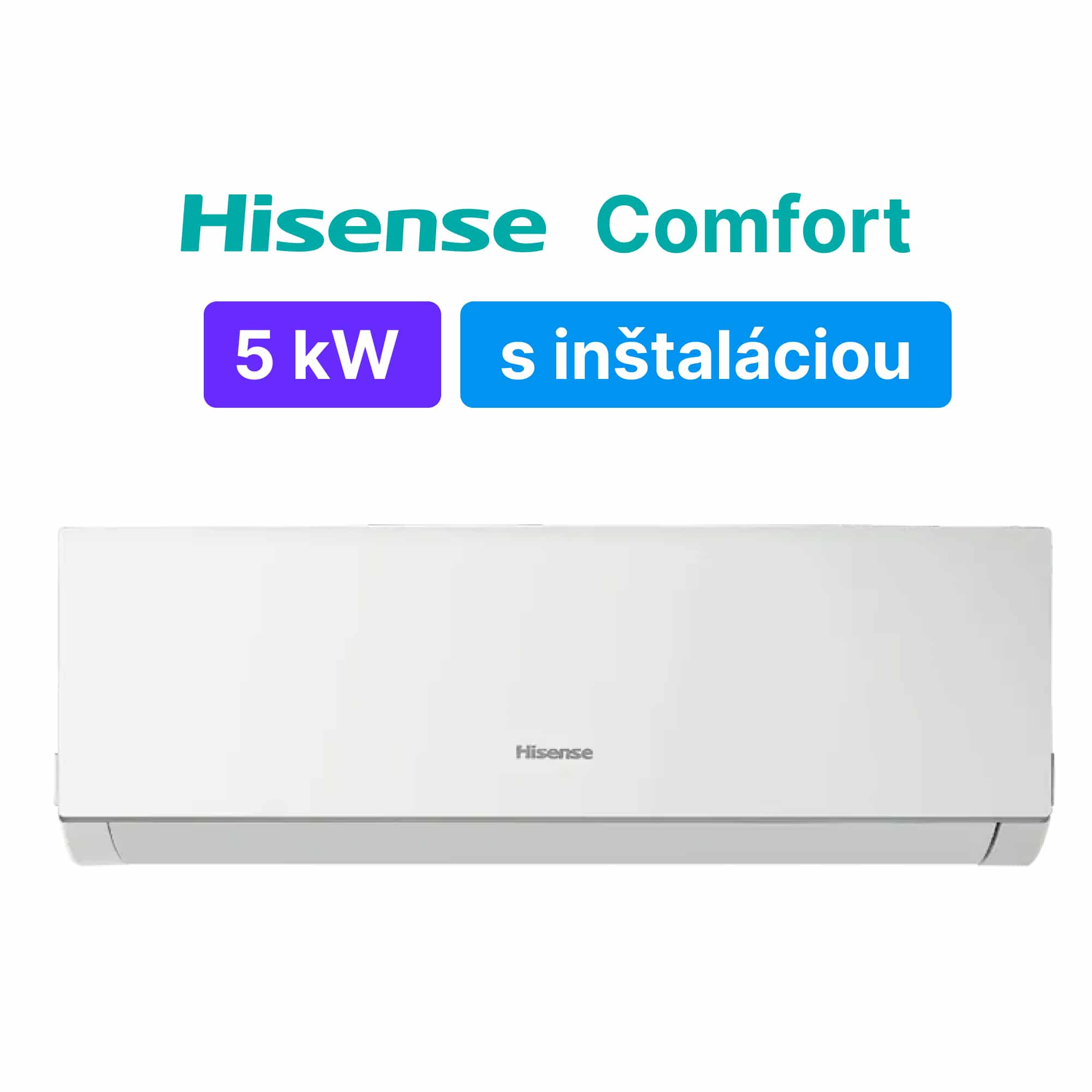 Klimatizácia Hisense Comfort 5kW s montážou Klimatizácia Hisense Comfort 5kW s montážou