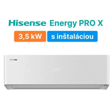 Klimatizácia Hisense Energy PRO X 3,5kW s montážou