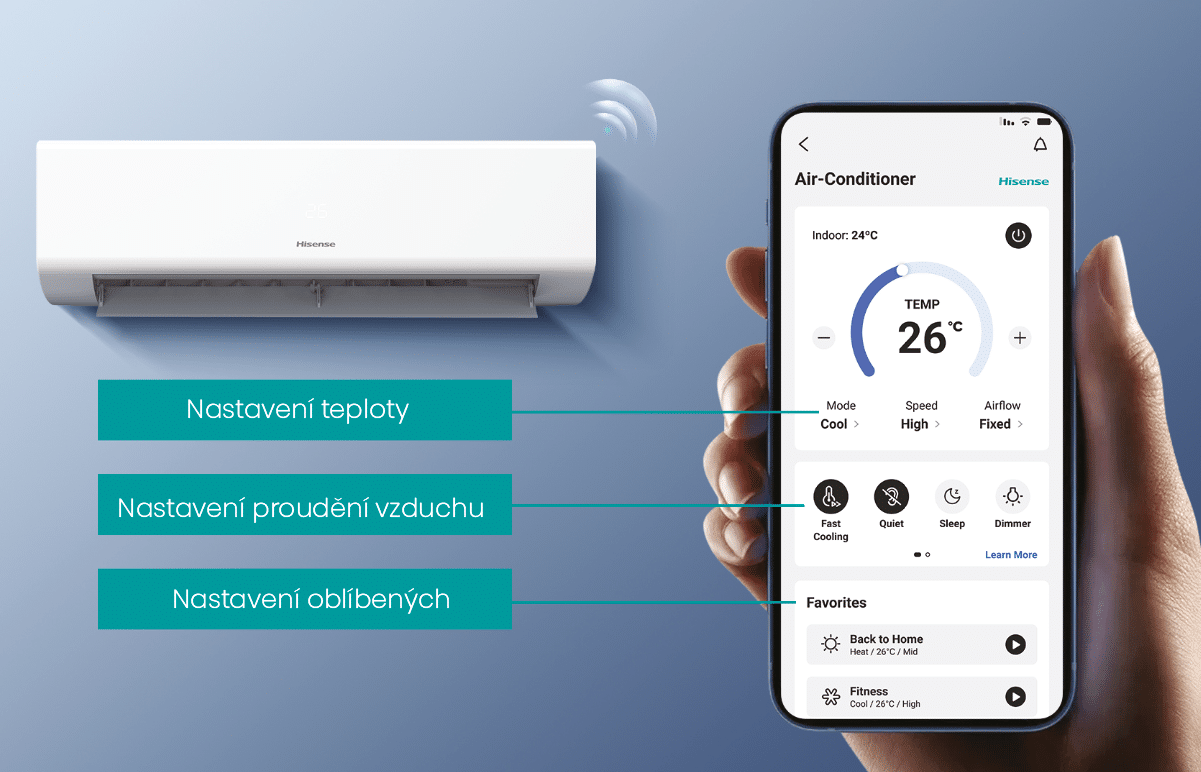 ovládanie cez wifi mobilom
