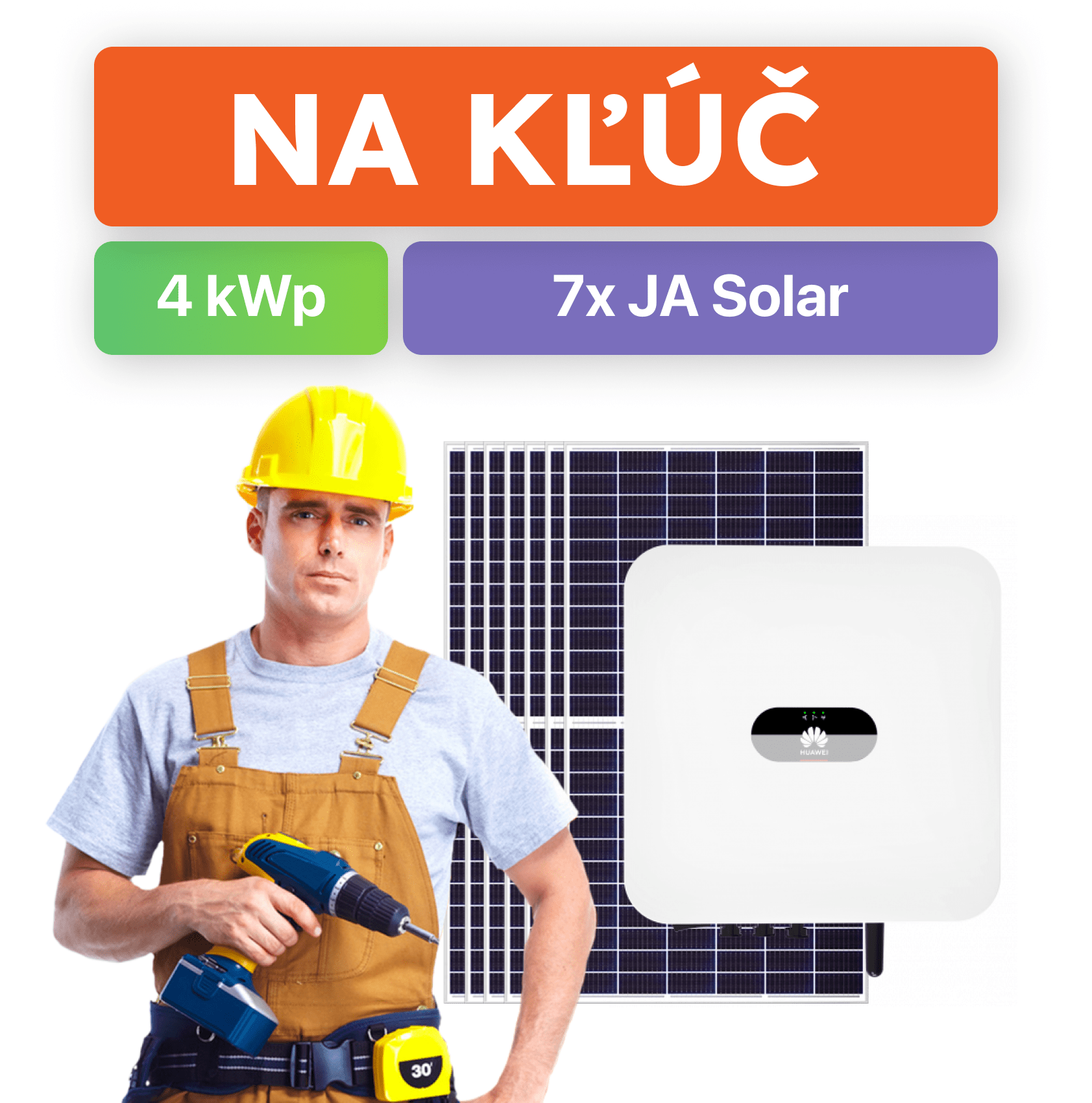fotovoltaická zostava na kľúč