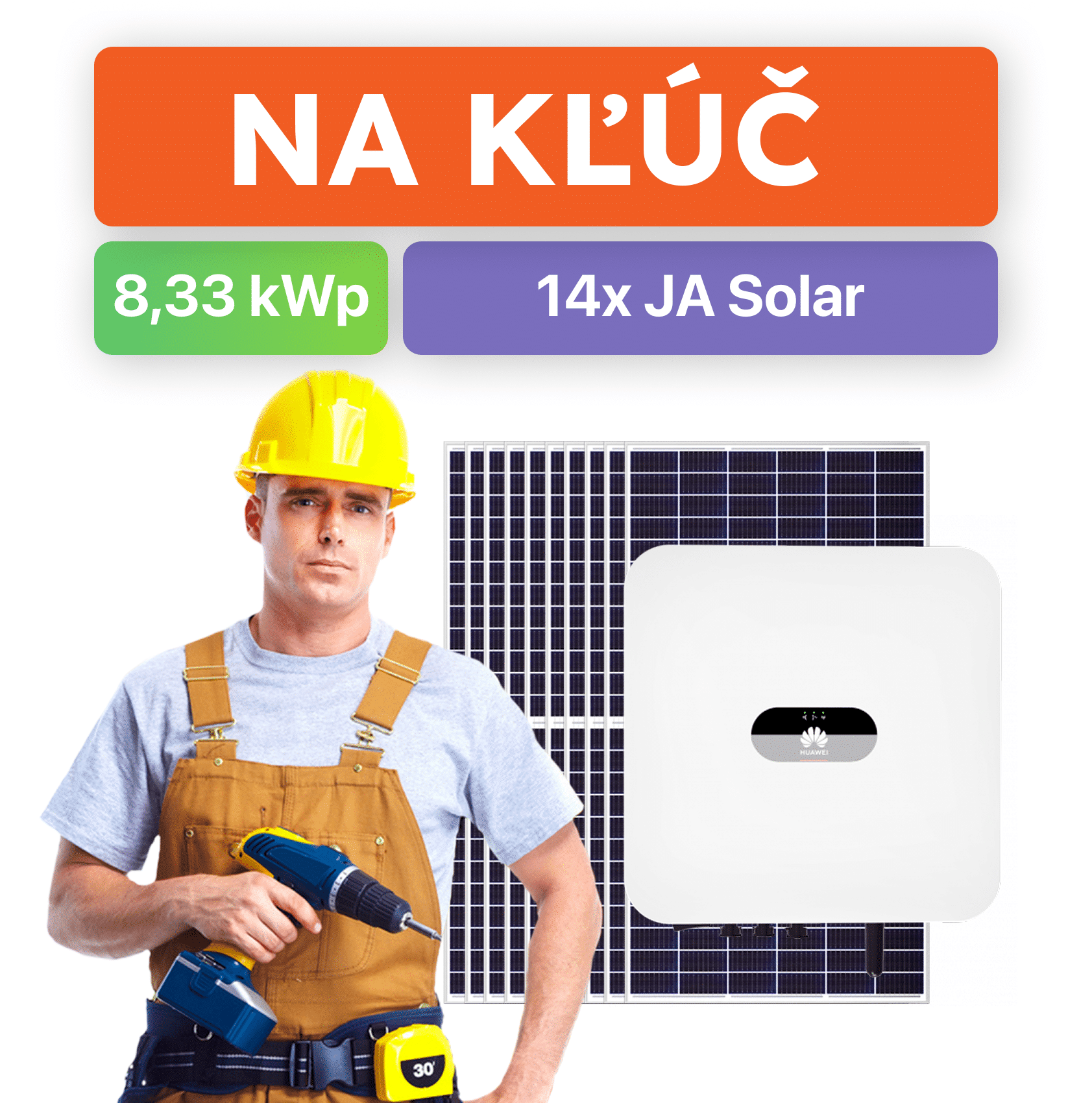 fotovoltaická zostava na kľúč