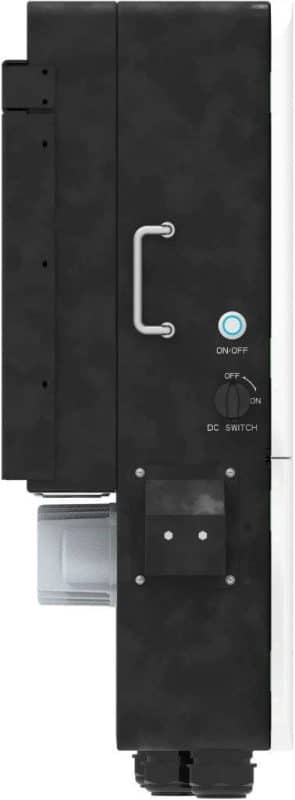 DEYE hybridný menič SUN-18K-SG05LP3-EU-SM2, 18kw, 3 fázový nízkonapäťový - bočný pohľad