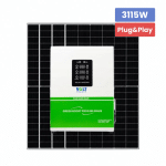 Fotovoltická zostava pre ohrev vody 3150W VGB - fotovoltický ohrev bojlera (TUV)