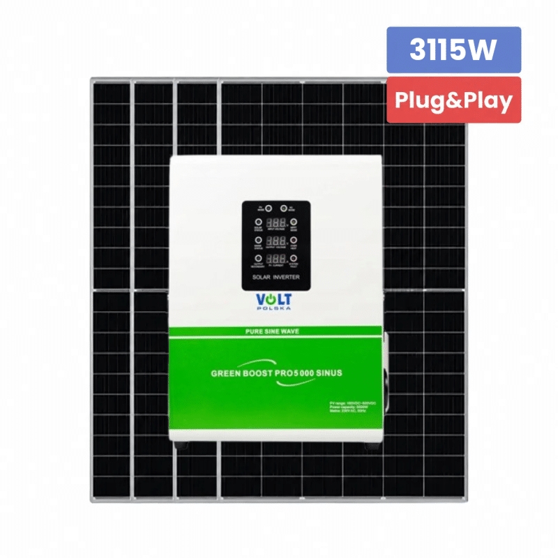 Fotovoltická zostava pre ohrev vody 3150W VGB - fotovoltický ohrev bojlera (TUV)
