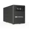 Záložný zdroj UPS Green Cell PowerCore 1200VA 800W, čistý sínus, LCD, pre batériu 12V – bočný pohľad