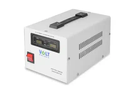 Stabilizátor sieťového napätia VOLT AVR PRO 1000VA, servo, presnosť 3% – bočný pohľad