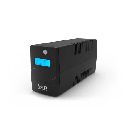 Záložný zdroj UPS VOLT MicroUPS 650VA/360W, LCD, batéria 1x7Ah – bočný pohľad