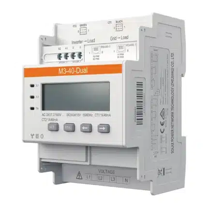Trojfázový Smartmeter Solax M3-40-Dual, 2 meracie okruhy, vrátane 2× CT 100A/40mA