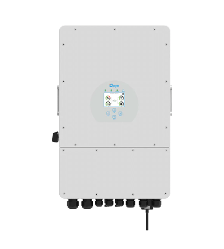 Trojfázový hybridný menič Deye SUN-12K 12000W, 2x MPPT - s predu
